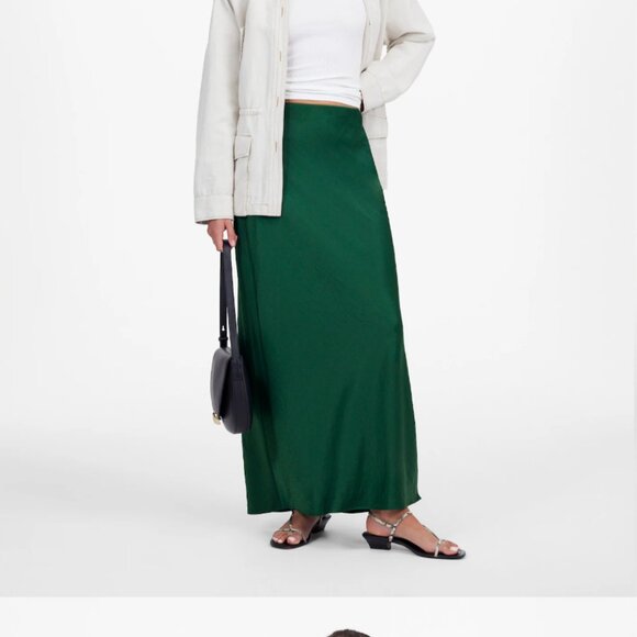Madewell Dresses & Skirts - NWT Madewell Satin Maxi Slip Skirt